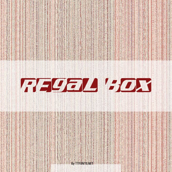 Regal box example